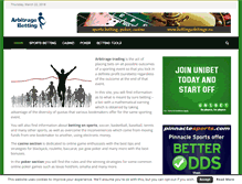 Tablet Screenshot of bettingarbitrage.eu